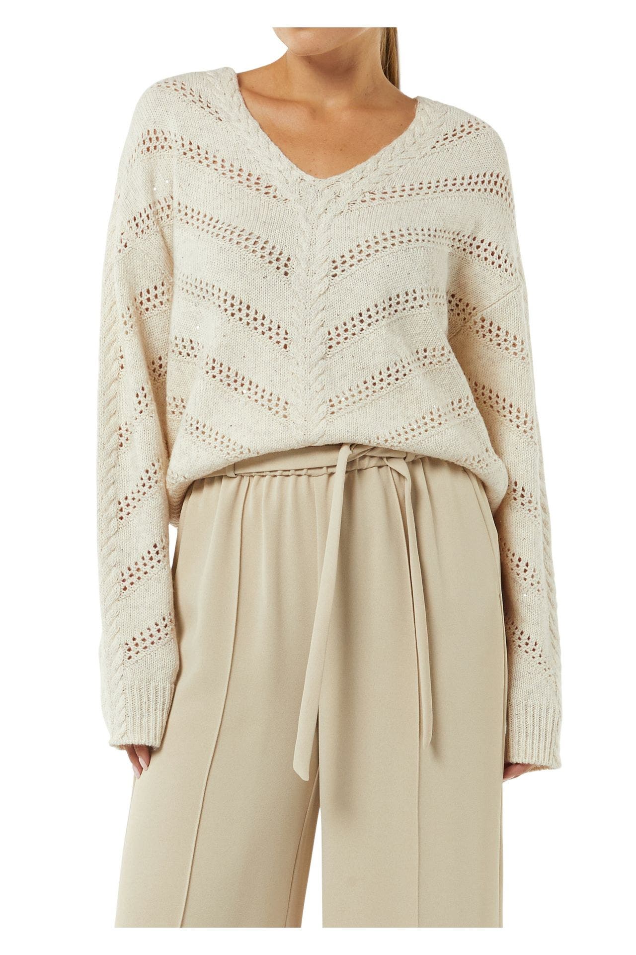 COMMA, Strickpullover beige, Bild 1