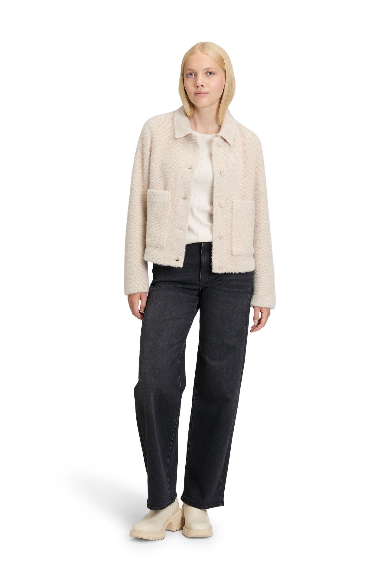 BETTY & CO Strickjacke creme, Bild 1