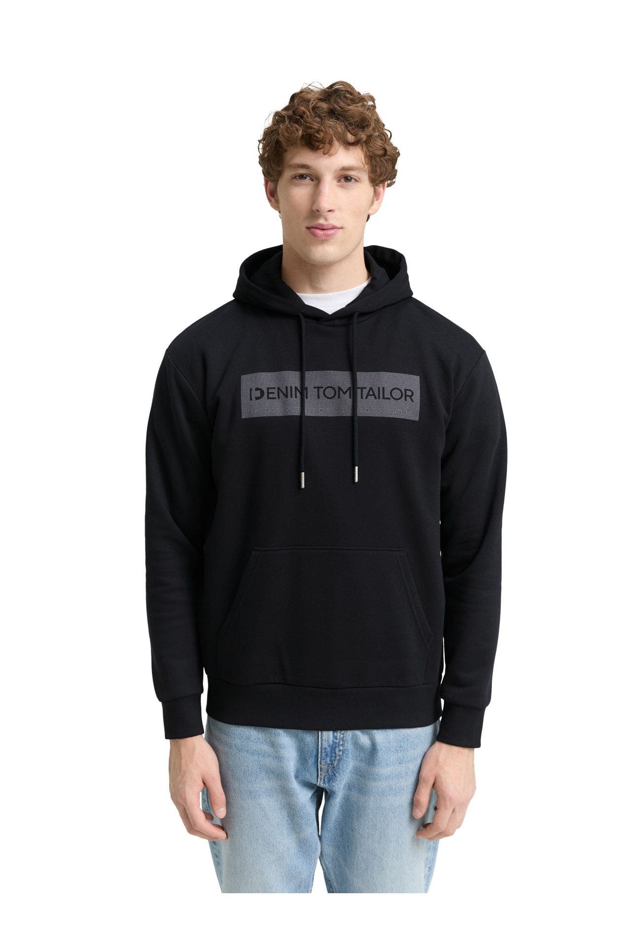 TOM TAILOR Hoodie schwarz, Bild 1