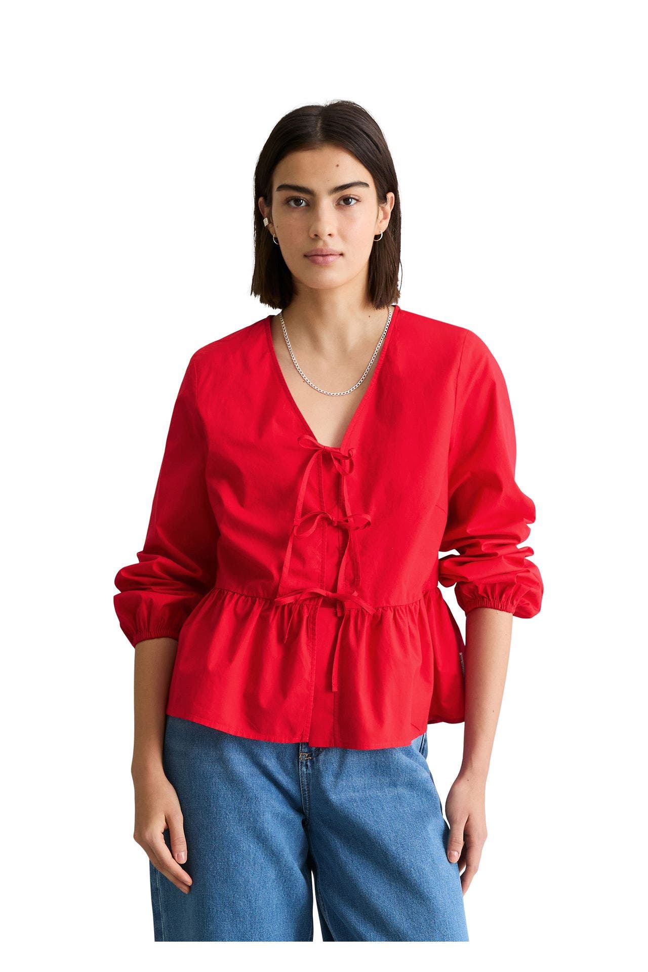 MARC O'POLO DENIM Casual-Bluse rot, Bild 1