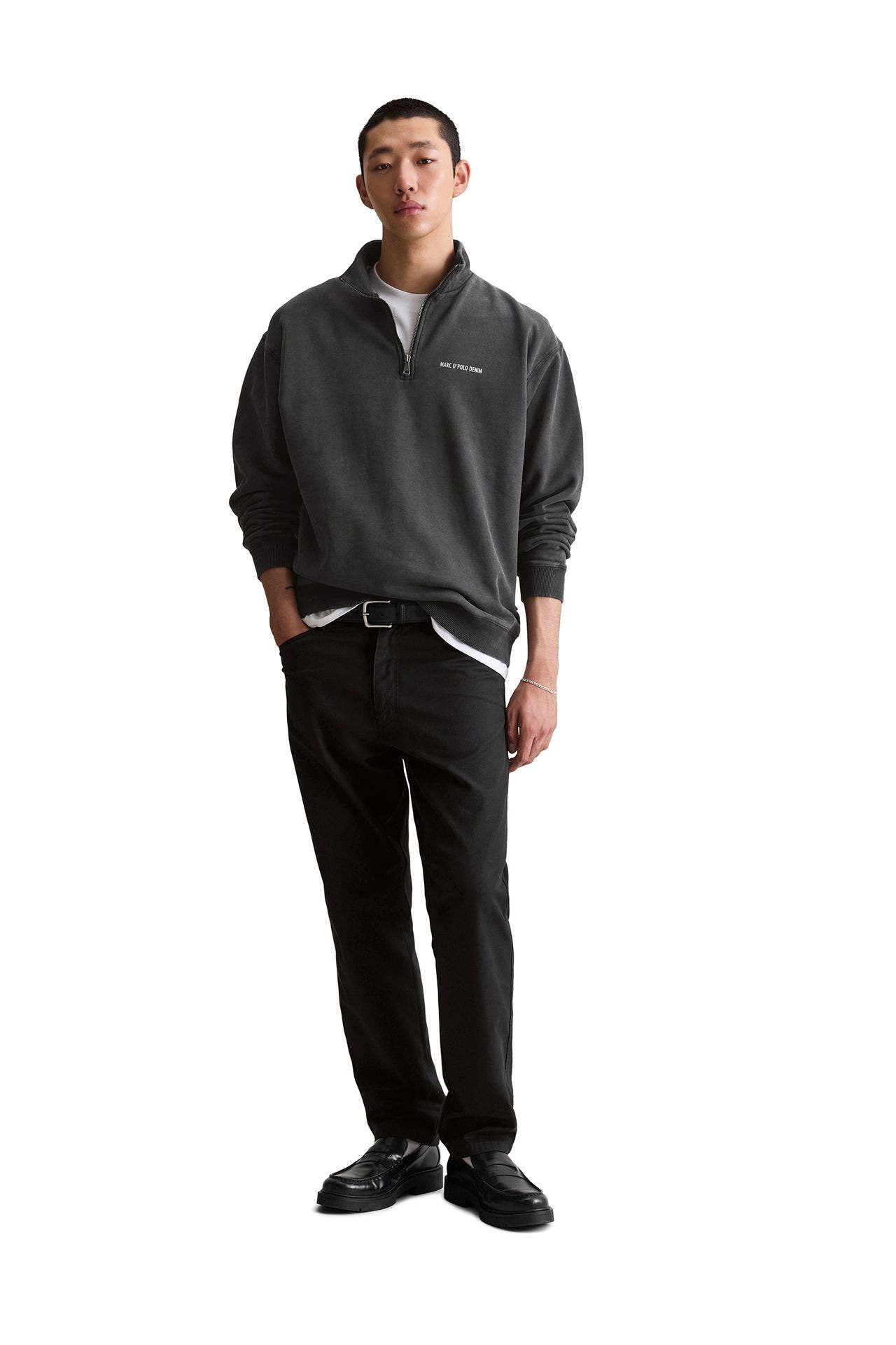 MARC O'POLO DENIM Sweat-Troyer dunkelgrau, Bild 1