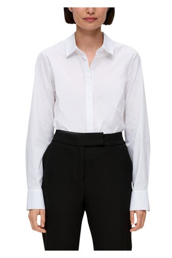S.OLIVER BLACK LABEL Bluse weiß