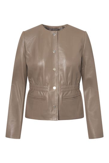 JOOP! Lederjacke 'Linda' braun