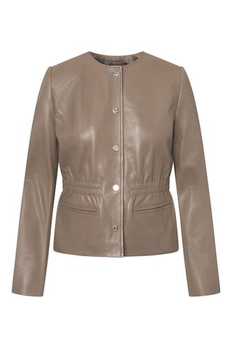 JOOP! Lederjacke 'Linda' braun
