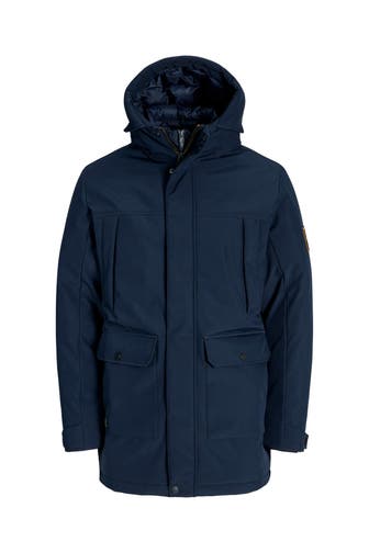 JACK & JONES Parka 'Finn' dunkelblau
