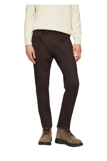 S.OLIVER Stoffhose dunkelbraun