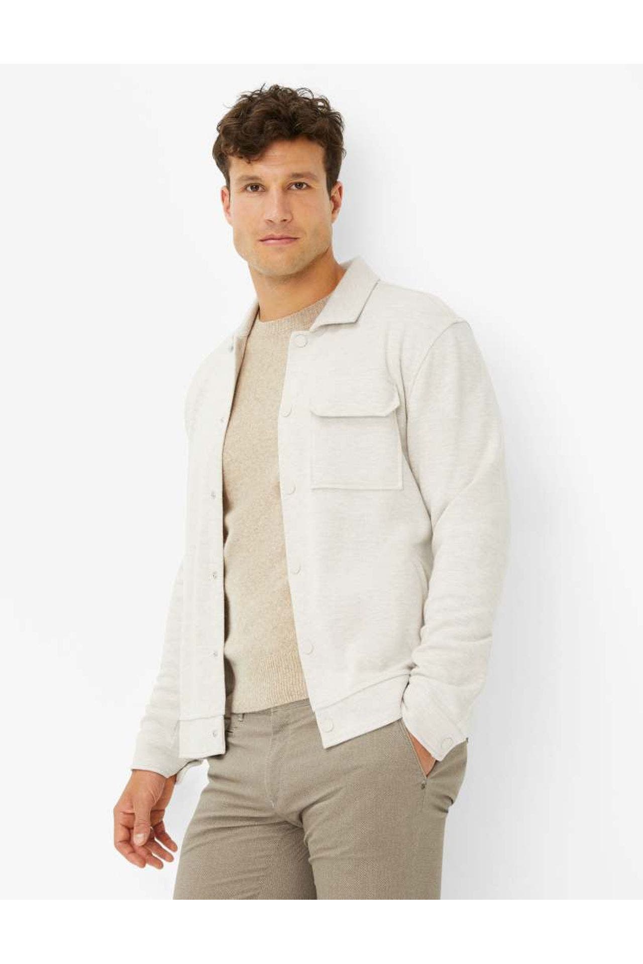 BRAX Cardigan 'Santiago' beige, Bild 1