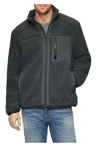 S.OLIVER Fleecejacke anthrazit