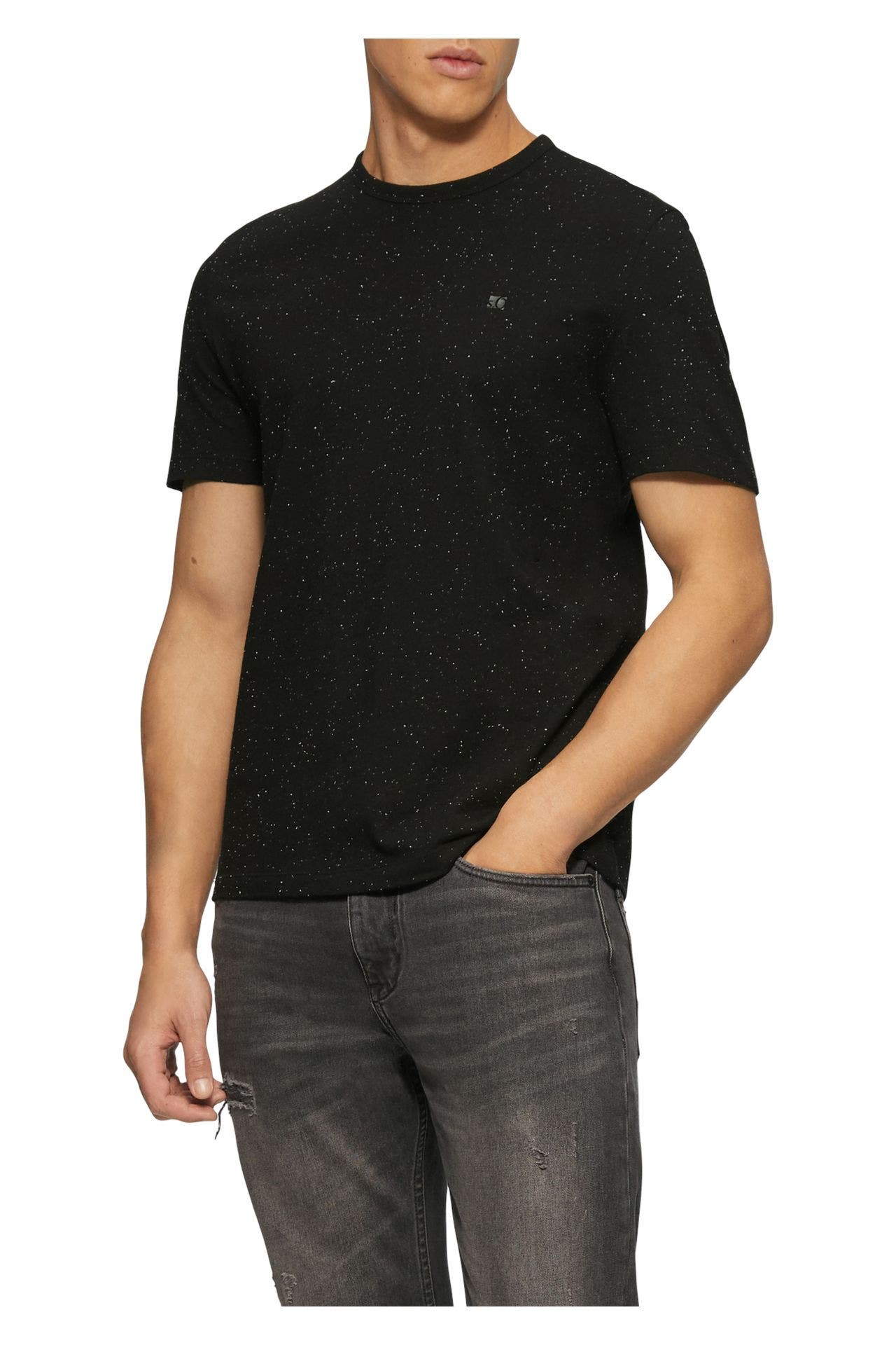 S.OLIVER T-Shirt schwarz gemustert, Bild 1