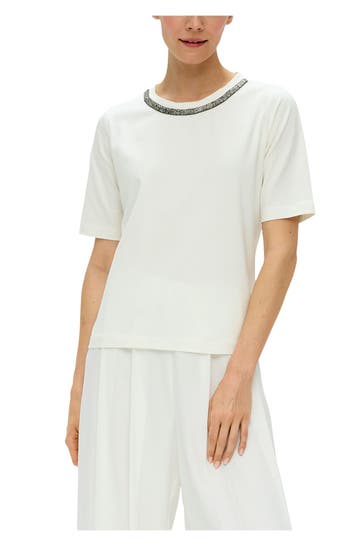 S.OLIVER BLACK LABEL T-Shirt ecru