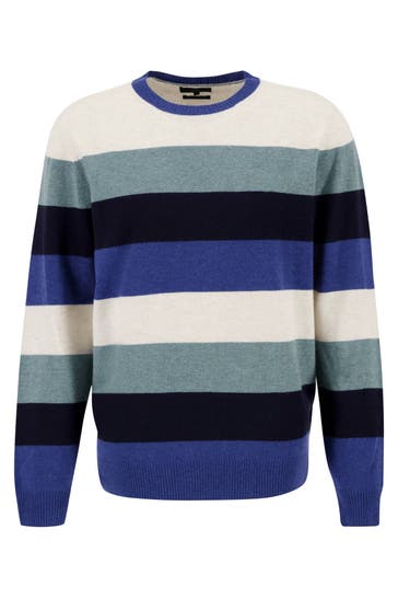 FYNCH-HATTON Strickpullover gestreift