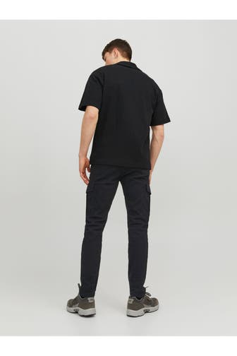 JACK & JONES Cargohose 'Marco' schwarz