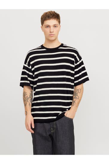 JACK & JONES T-Shirt gestreift
