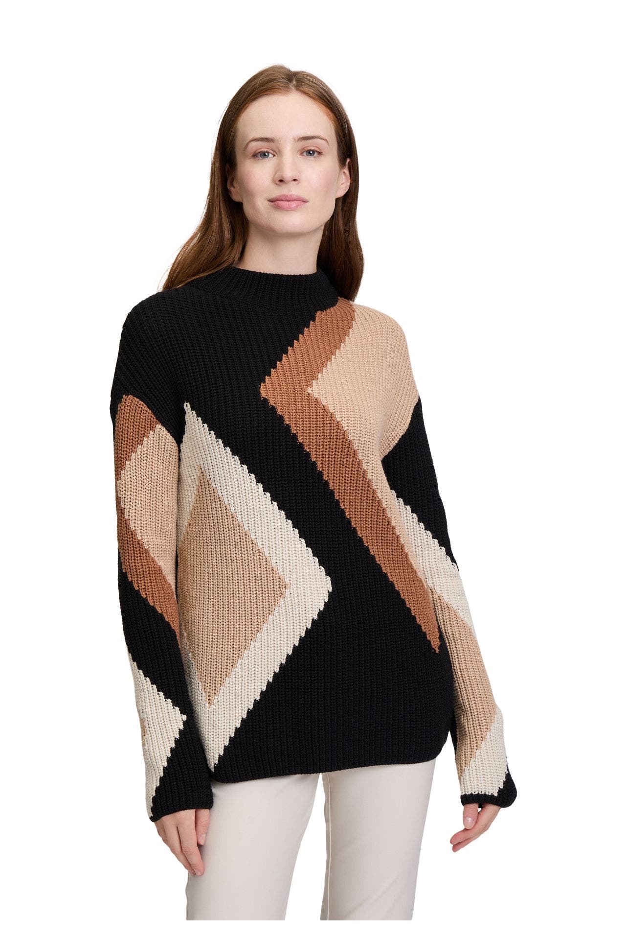 BETTY BARCLAY Strickpullover gemustert, Bild 1