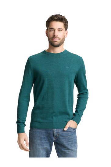 TOM TAILOR Strickpullover petrol