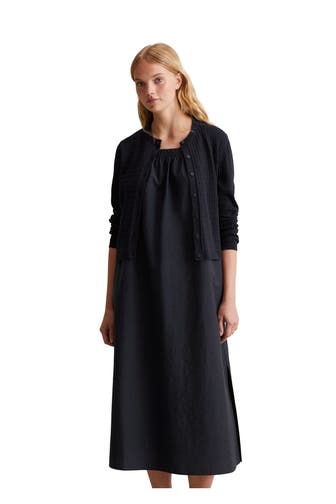 MARC O'POLO DENIM Strickjacke dunkelblau