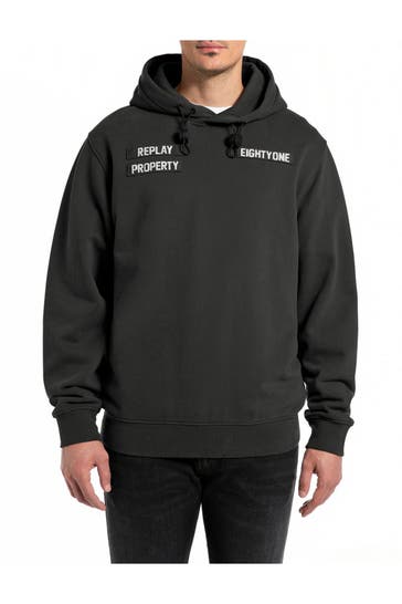 REPLAY Hoodie schwarz