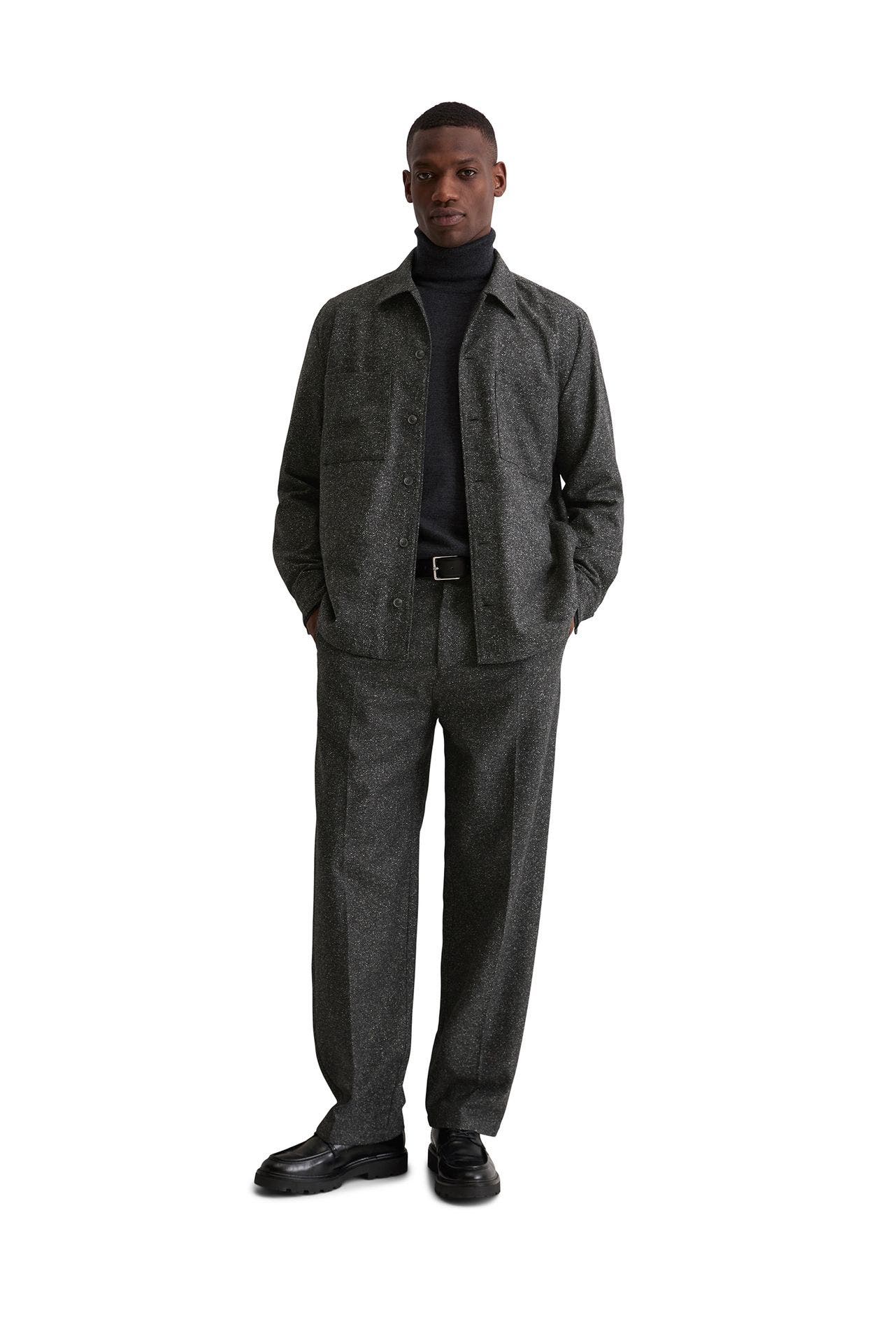 MARC O'POLO Wollmix-Overshirt anthrazit, Bild 1