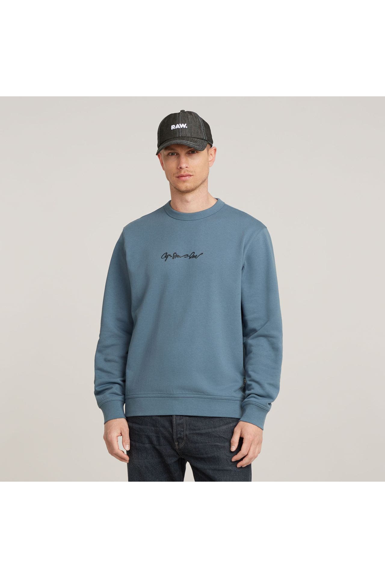 G-STAR Sweatshirt taubenblau, Bild 1