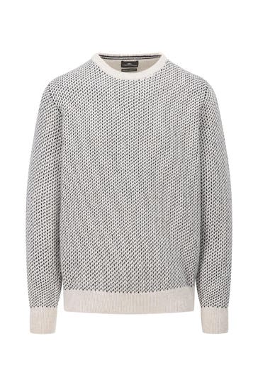 FYNCH-HATTON Wollstrickpullover gemustert