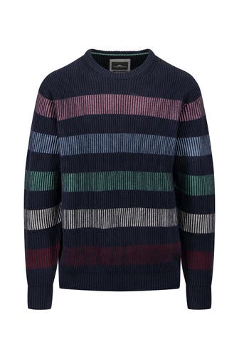 FYNCH-HATTON Strickpullover gestreift