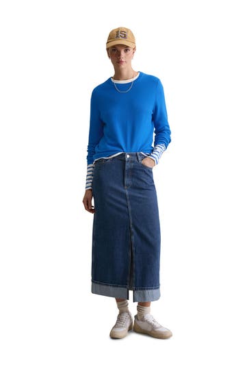MARC O'POLO DENIM Strickpullover royalblau