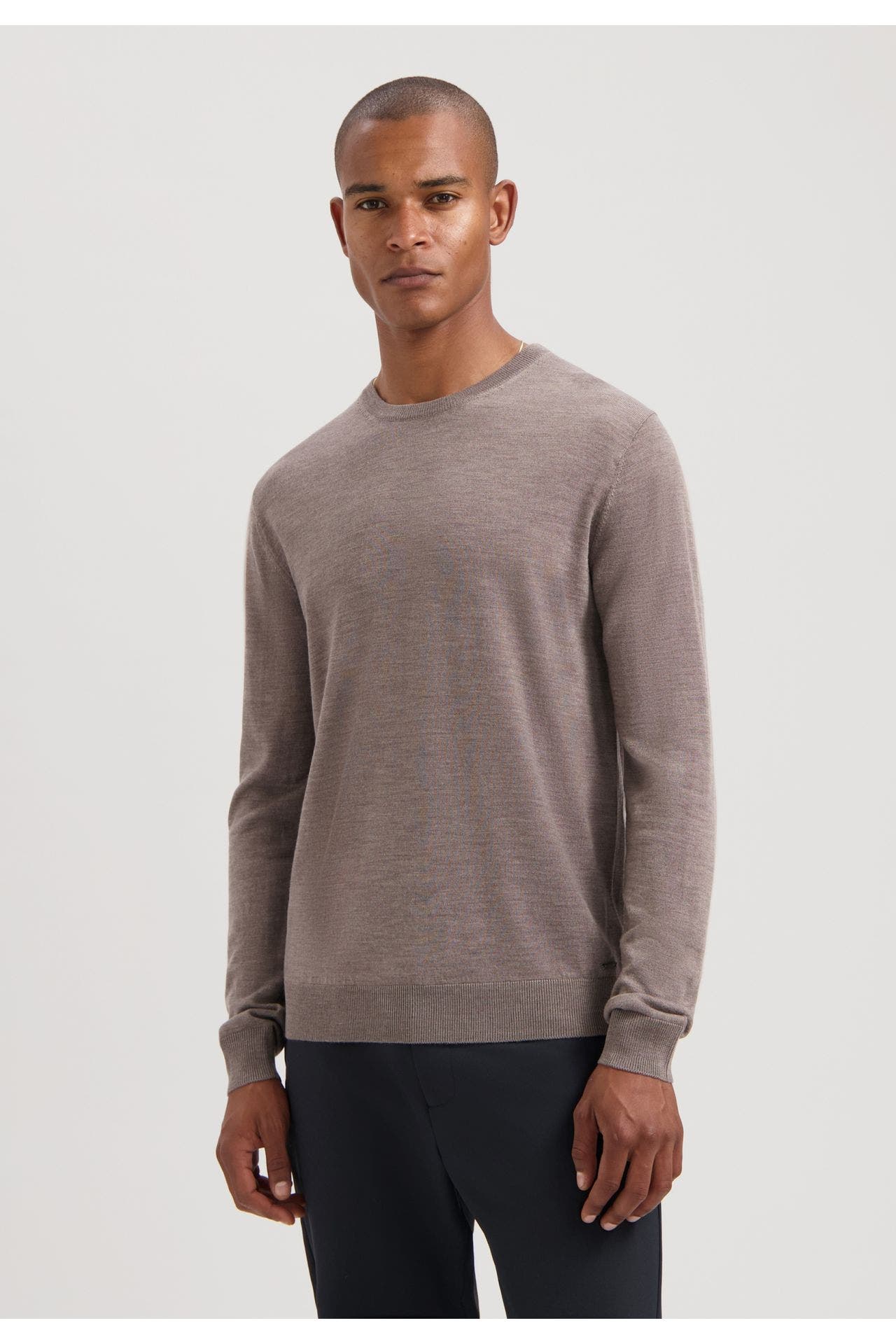 DSTREZZED Woll-Pullover 'Destin' taupe, Bild 1
