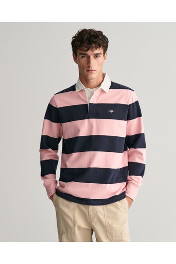 GANT Langarm-Polo gestreift