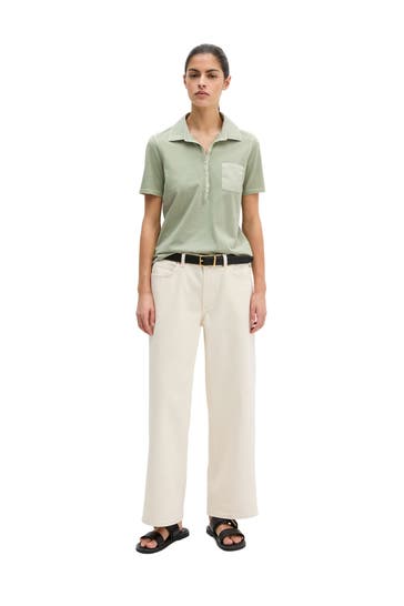 MARC O'POLO Polo-Shirt pastellgrün