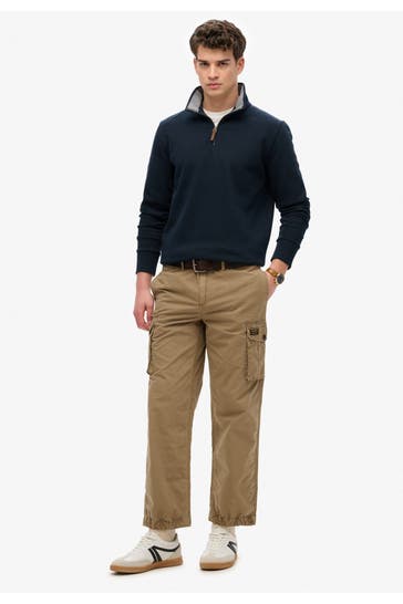SUPERDRY Cargohose braun