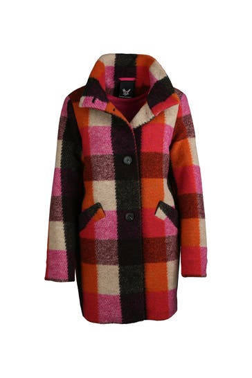 FUCHS SCHMITT Wollmixmantel kariert