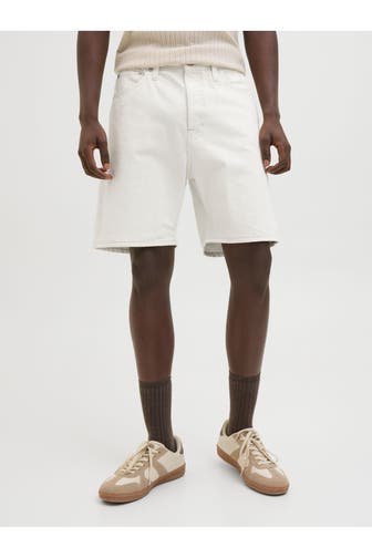 JACK & JONES Jeansshorts 'Tony' weiß