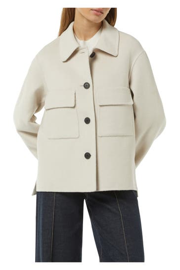 COMMA, Wollmixjacke beige