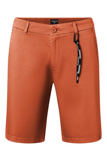 STRELLSON Chino-Shorts 'Crush' dunkelorange