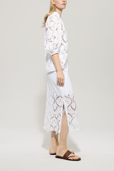 LUISA CERANO Blusenshirt weiß