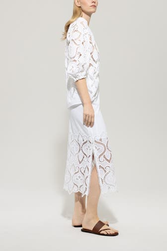 LUISA CERANO Blusenshirt weiß