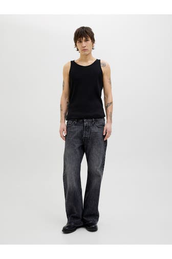 JACK & JONES Jeans dunkelgrau bootcut