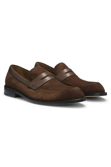 BOSS Loafer 'Tayil' dunkelbraun