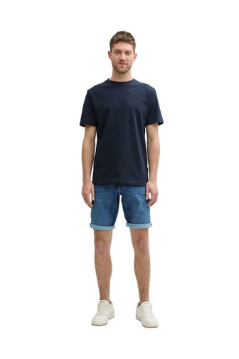 TOM TAILOR Jeansshorts blau