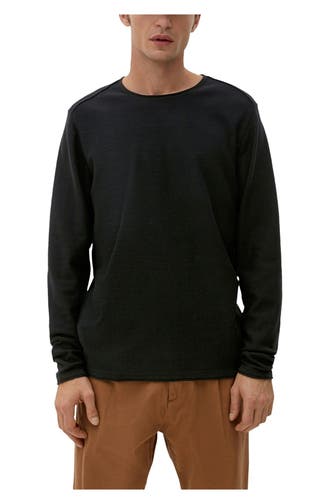 S.OLIVER Strickpullover schwarz