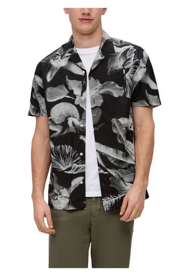 S.OLIVER Kurzarmhemd Regular Fit