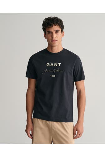 GANT T-Shirt schwarz