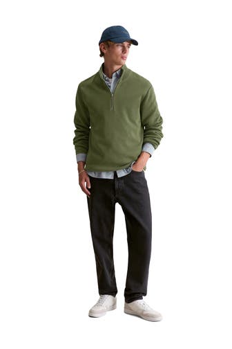 MARC O'POLO DENIM Strick-Troyer moosgrün