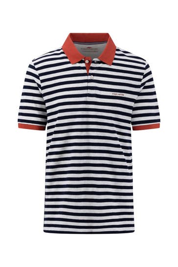 FYNCH-HATTON Polo-Shirt gestreift