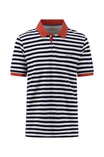 FYNCH-HATTON Polo-Shirt gestreift