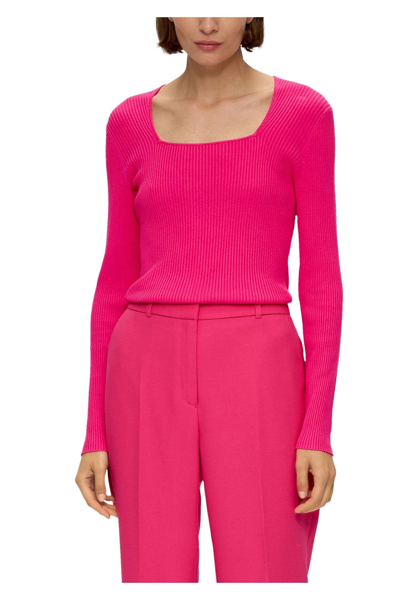 S.OLIVER BLACK LABEL Strickshirt pink, Bild 1