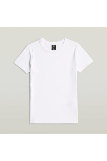 G-STAR T-Shirt weiß
