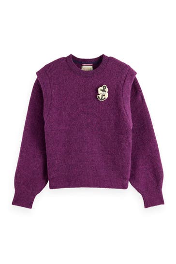 SCOTCH & SODA Wollmix-Pullover lila
