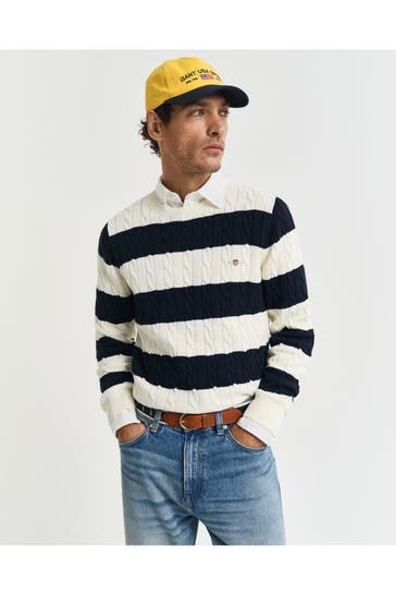 GANT Zopfstrickpullover mehrfarbig