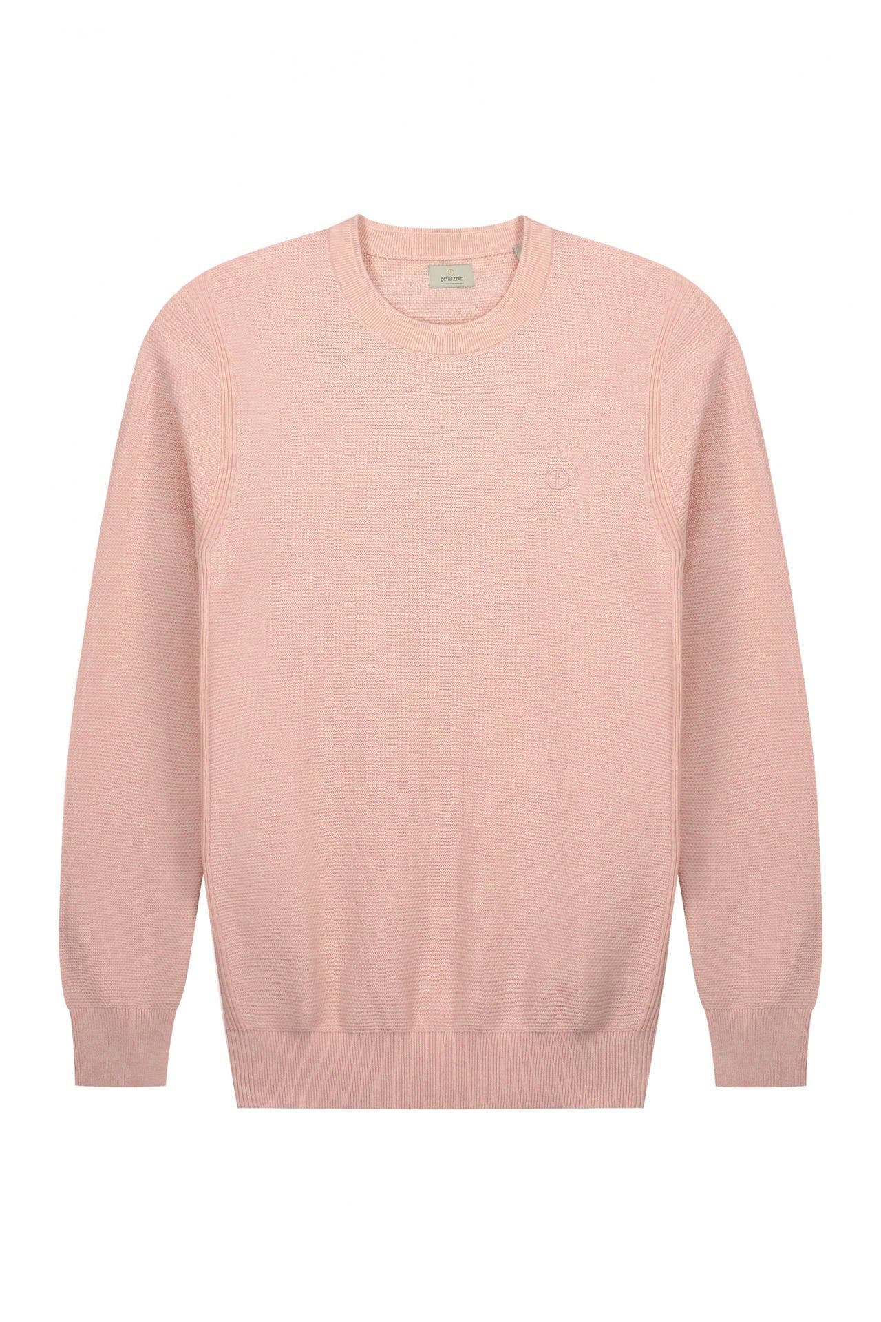 DSTREZZED Strickpullover 'Mercury Crew' rosa, Bild 1